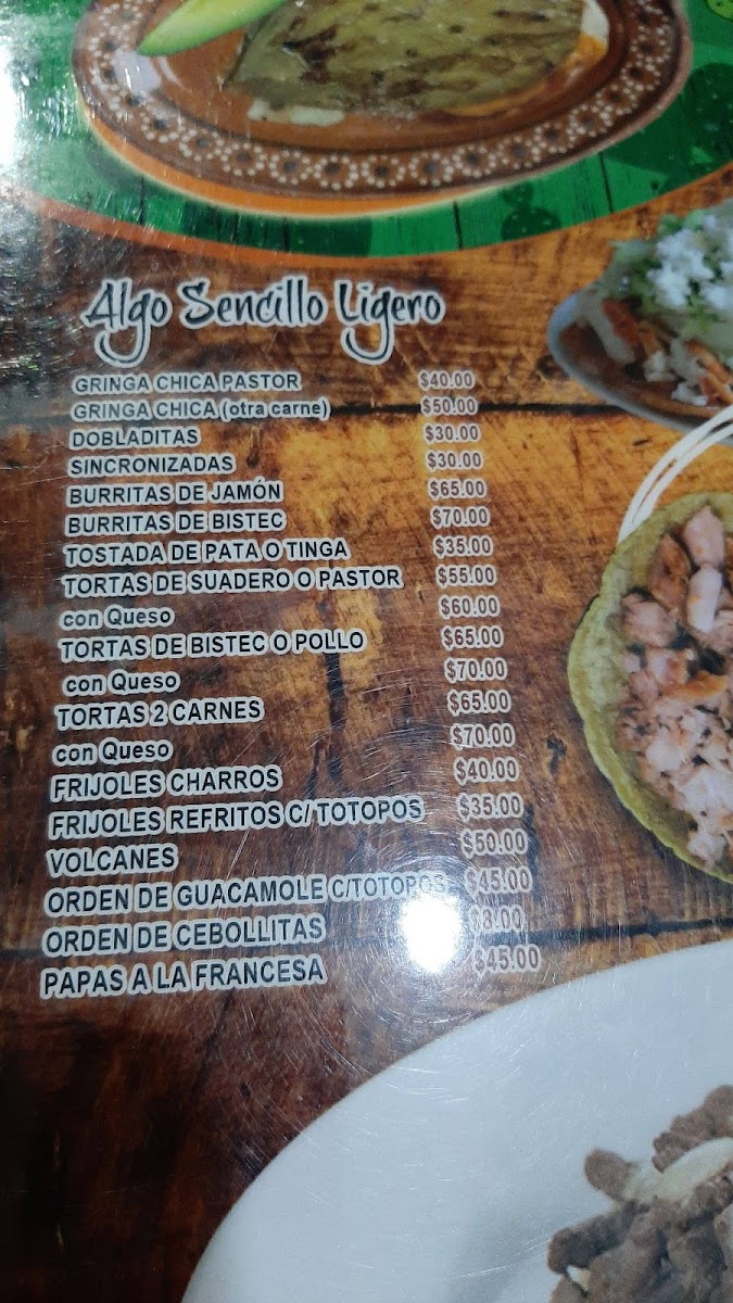 Parritacos Ecatepec Menu - Image 1